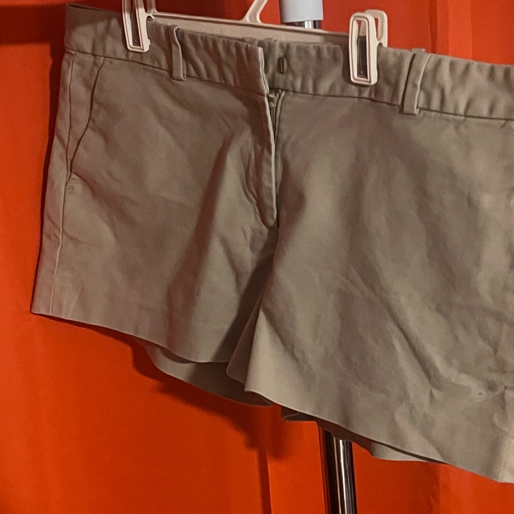 Michael Kors Khaki Flat Front Shorts